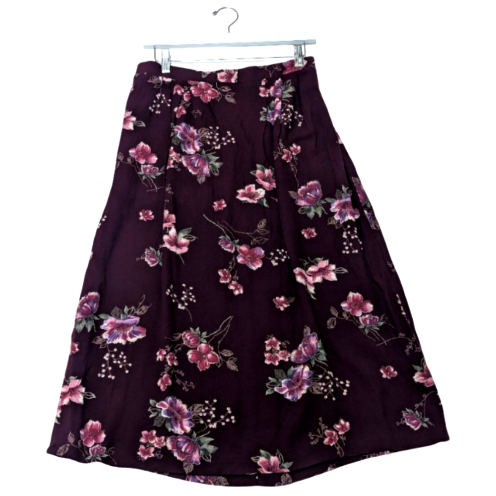 Vintage| Jaclyn Smith | Maxi | Floral Skirt  Cottagcore | Coquette | Feminine |